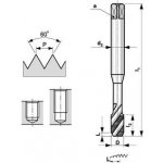 Bučovice Tools Závitník strojní M2,5x0,45 ISO2 (6H) HSSE šroubovitá drážka 35° DIN371 - BU174-025 – Zboží Mobilmania
