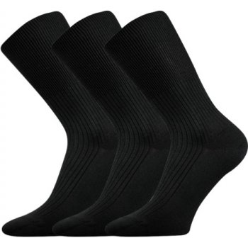 Lonka ZDRAVAN ponožky 3 páry Černá