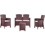 BICA Zahradní sestava LIDO 2, hnědá – Zboží Dáma