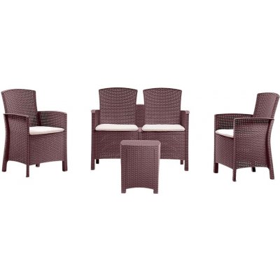 BICA Zahradní sestava LIDO 2, hnědá – Zboží Dáma