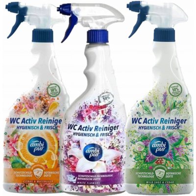 Ambi pur WC Active Clean šalvěj/cedr 750 ml – Zboží Dáma