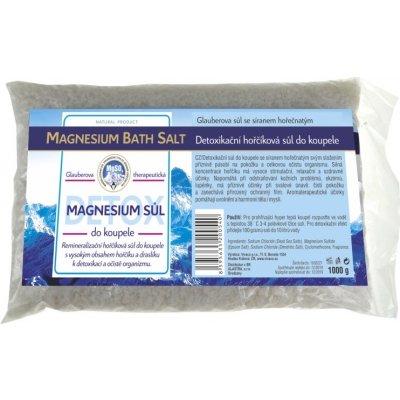 Vivaco sůl do koupele Magnesium 1 kg – Zboží Mobilmania