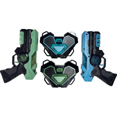 Wiky Laser game 2 pistole 2 vesty 20 cm – Zboží Dáma