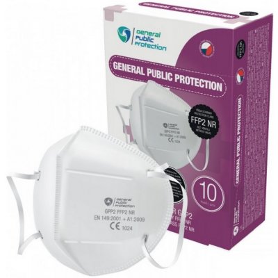 General Public Skládaný respirátor FFP2 bez ventilku 10 ks – Zboží Dáma General Public Skládaný respirátor FFP2 bez ventilku 10 ks – Zboží Dáma