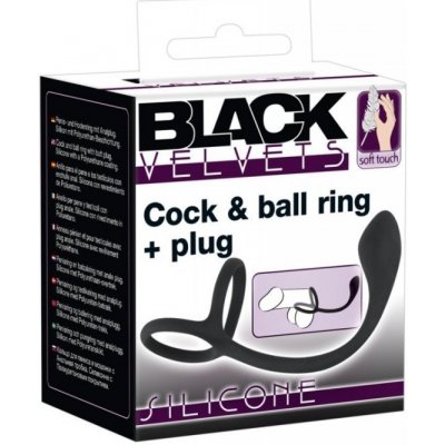 Black Velvets Cock 1 Ball ring