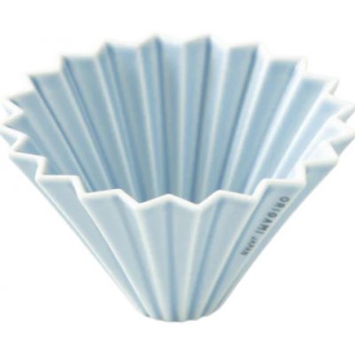 Origami Dripper keramický S matně modrý – Zboží Dáma