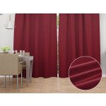 Biante Saténový závěs LUX-055 Vínově červený 140x140 cm – Hledejceny.cz