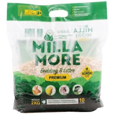MillaMore Podestýlka hlodavec štěpky osika Premium 2 kg 10 l – Zboží Mobilmania