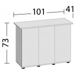 Juwel skříň SBX Rio 180 šedá 101x41x73 cm – Zbozi.Blesk.cz