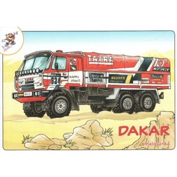 Omaľovánka A5 Dakar