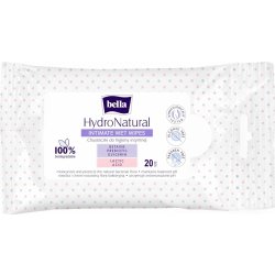 Bella HydroNatural intimní hygienické vlhčené ubrousky 20 ks