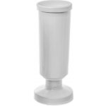 BESOP - Váza na hrob zatížená 30cm bílá – Zboží Dáma