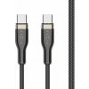 usb kabel Fixed FIXDB-CC12-BK Nabíjecí a datový opletený s konektory USB-C/USB-C a podporou PD, USB 2.0 / 100W, 1,2m