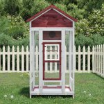 Vidaxl Ptačí voliéra masivní borové dřevo 91,5 x 53 x 170 cm – Zboží Dáma