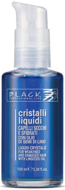 Black Cristalli Liquidi Tekuté krystaly pro poškozené a jemné vlasy 100 ml