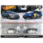 Hot Wheels Premium 2-Pack Subaru Impreza WRX / '16 Subaru WRX STI – Zboží Mobilmania