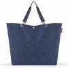 Nákupní taška a košík Reisenthel Shopper XL Herringbone dark blue