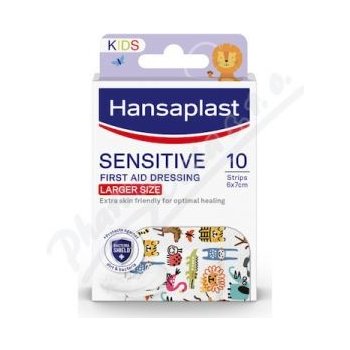 Hansaplast Sensitive Zvířátka large náplast 10 ks