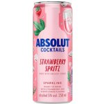 Absolut Cocktails Strawberry Spritz 5% 0,25 l (holá láhev) – Zboží Dáma