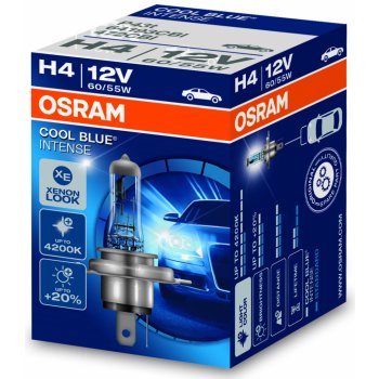 Osram Cool Blue Intense 64193CBI H4 P43t-38 12V 60/55W