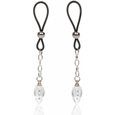 California Exotic Novelties Teardrop Ozdoby na bradavky s kamínky – Zboží Dáma