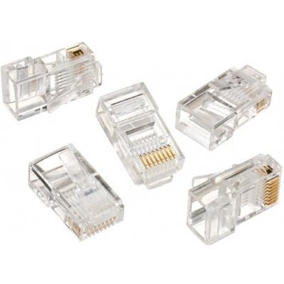 GEMBIRD GEMBIRD Modular plug 8P8C for CAT5, UTP, 100 pcs LC-8P8C-001/100 – Zbozi.Blesk.cz