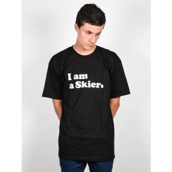 Line Skier Forever Black