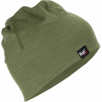 Beanie FoX merino Lite olivový – Hledejceny.cz