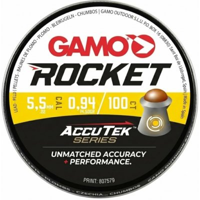 Diabolky Gamo Accutek Rocket 100 ks 5,5 mm – Zboží Mobilmania