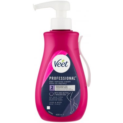 Veet Depilační krém pro všechny typy pokožky Proffesional (Hair Removal Cream) 400 ml – Hledejceny.cz