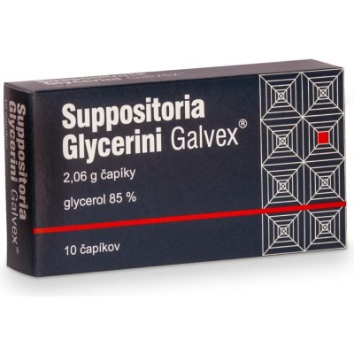 Galvex Suppositoria Glycerini 10 čípků – Hledejceny.cz