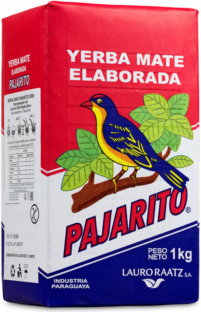 Pajarito Čaj Yerba Maté Tradicional 1000 g