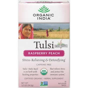 Organic India Tulsi OVOCNÝ S IBIŠKEM A ČERNÝM BEZEM 18 sáčků