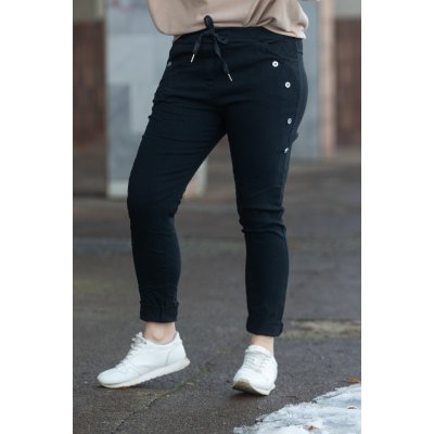 Pružné kalhoty LOKI Černá – Sleviste.cz