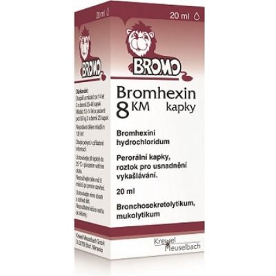 Bromhexin 8 KM kapky 20 ml