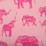 BABY SERVICE Zateplená kojenecká kombinéza s kapucí Sloni růžová – Zboží Dáma