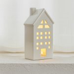 ROSA Keramický svícen bílý domek Sixi S – Zboží Dáma
