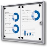 Jansen Display vnitřní vitrína SC XS 2 x A4 – Sleviste.cz