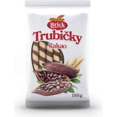 Brick Trubičky plněné kakao 150 g – Zboží Dáma