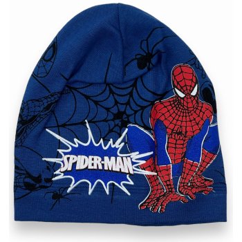 Spiderman Chlapecká jarní čepice modré