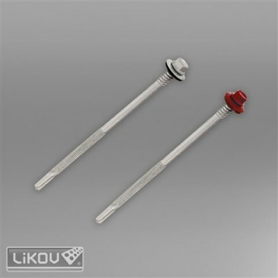 LIKOV Samovrtný vrut s podložkou EPDM typ WSW-12 pr. 5,5mm, délka 175mm – Hledejceny.cz