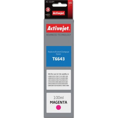 Inkoust Activejet Epson T6643 Magenta - kompatibilní – Zbozi.Blesk.cz