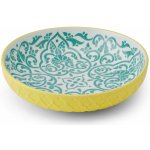 Mikasa Kameninová miska Coupe se žluto-modrým geometrickým vzorem 21 cm MKPBOWLS41 – Zboží Dáma