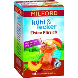 Milford Čaj k&l Eistee Pfirsich 20 x 2,5 g