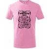 Dětské tričko Vintage Etiketa 2000 Tričko dětské bavlněné Růžová