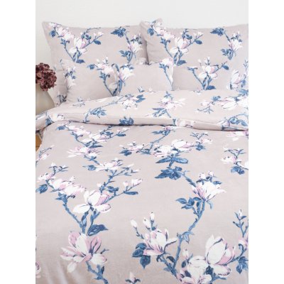 MKLuzkoviny.cz Povlečení mikroplyš Digital Johari cappuccino 140x200 70x90 – Sleviste.cz