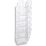 Durable Flexiplus - plastový nástěnný odkladač - transparentní, vertikální A4 – Zboží Živě