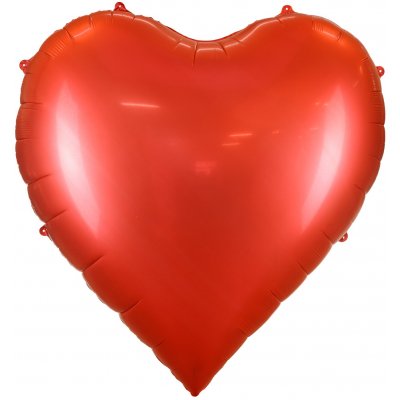 PartyDeco Balonek fóliový srdce červené 61 cm – Zboží Dáma