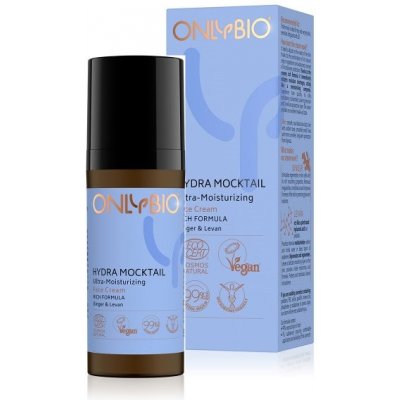 OnlyBio Hydra Mocktail Ultrahydratační pleťový krém se zázvorem a levany 50 ml