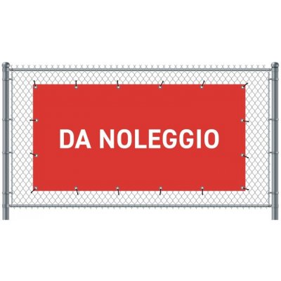 Jansen Display Standardní banner na plot 300 x 140 cm K pronájmu italština Červené – Zbozi.Blesk.cz